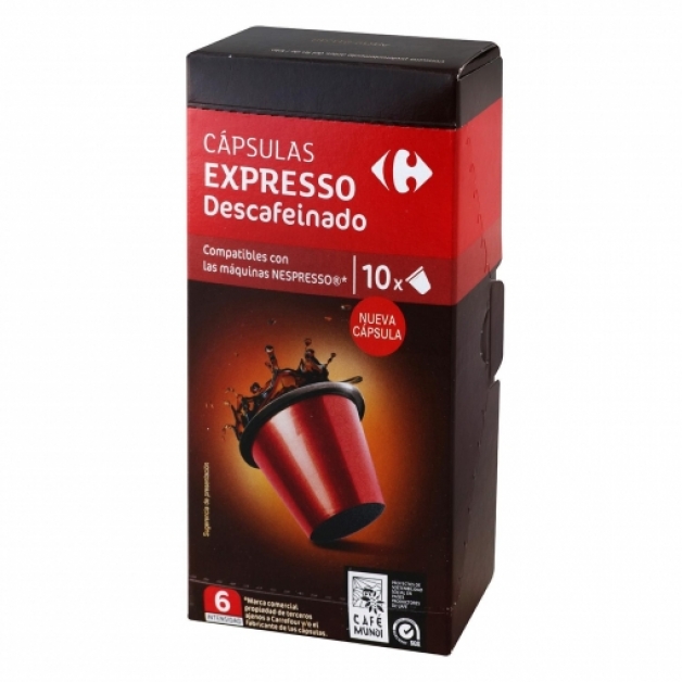 Jugar juegos de computadora Superficie lunar búnker SpainSupermarket • Café descafeinado en cápsulas Carrefour compatible con  Nespresso 10 unidades de 5,2 g.